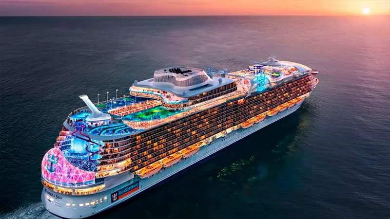 Crucero en el mar
